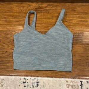 lululemon athletica Blue Crop Top